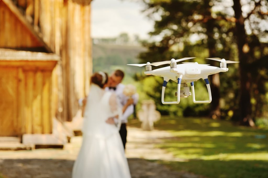 Foto drone matrimonio