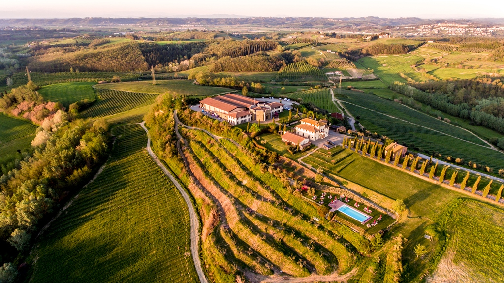 Il vitigno in Toscana delle Tenute Lunelli a Terricciola, Pisa