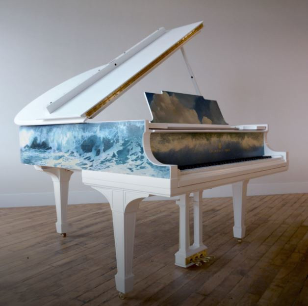 Piano Steinway La mer by George H. Lewis