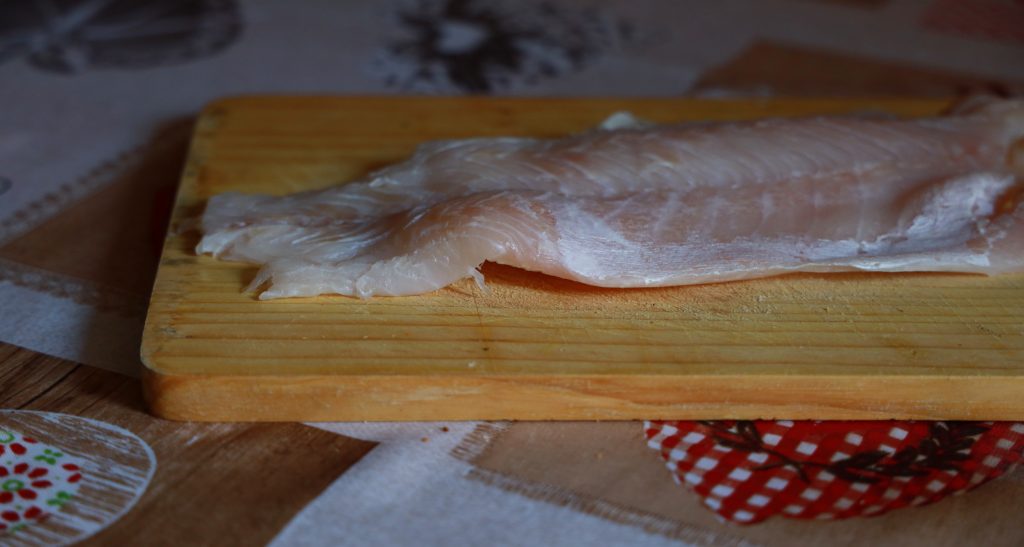Filetto di pesce persico per risotto