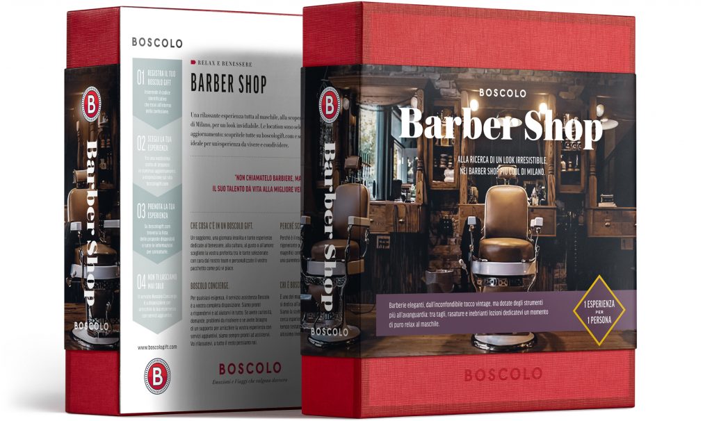 Cofanetti regalo Boscolo Gift_Esperienze Barber Shop