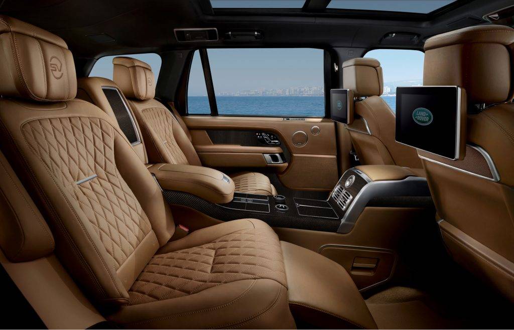 Interni sedili posteriori Range Rover Ultimate Edition