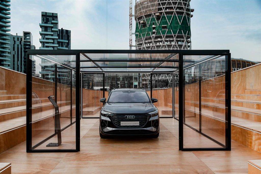 Audi Q4 e-tron in anteprima a Milano