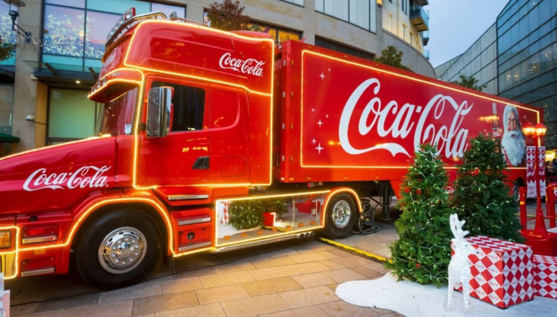 camion coca cola tour Natale