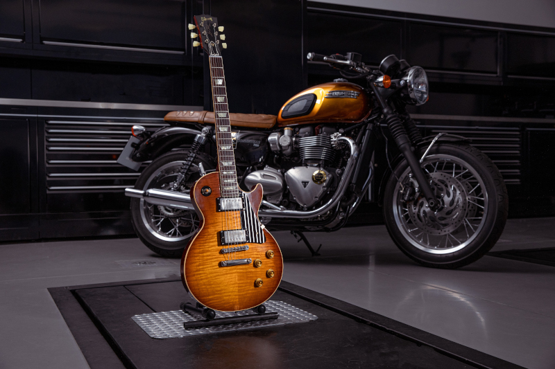 1959 legends gibson les paul triumph bonneville