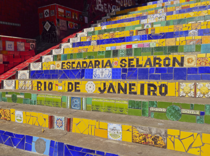 Brasile, Escadaria Selarón, Rio de Janeiro