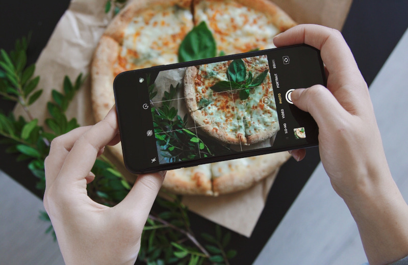 come fotografare il cibo con smartphone
