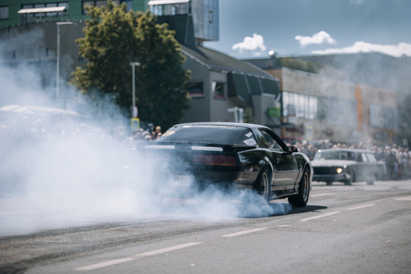 burnout auto americane