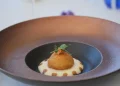 frittella di coniglio ristorante del lago di como con vista