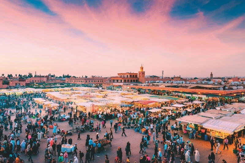 viaggiare in autunno_Piazza_JemaaElFna_Marrakech