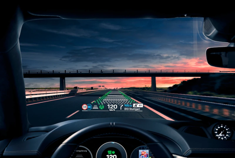 head up display porsche macan