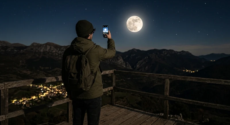 come fotografare la luna con il cellulare